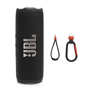 JBL Flip 7 - Tragbarer, wasserdichter und sturzsicherer Lautsprecher - Schwarz