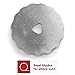 Precision Quilting Tools 45mm Crochet Edge Skip Blades (Pack of 5) Compatible with Cutter! Perfect Wide Skip Blade for Crochet Edge Projects, Fleece, and Scrapbooking!
