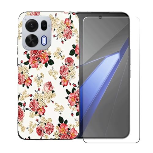 LCEHTOGYE �K�p OPPO Find X9S Pro 5G +�����K���X�X�N���[���v���e�N�^�[�p�P�[�X�A�K�p OPPO Find X9S Pro 5G (6,32")�ƌ݊����̂���u���b�N�\�t�gTPU�V���R���Q���P�[�X�ی�J�o�[ LLM1