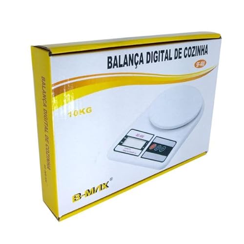 Balança Digital de Cozinha SF-400, Até 10kg, Branca