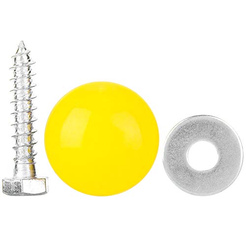 Sunydog Paar Plastikkinder Spielplatz für Sicherheitsgröße Swing Spielzeugzubehör, Robust, Langlebig, Anti -Schleuderin, Sicherheit mit 24x7cm/l*W Bietet (Gelb)