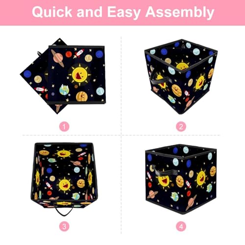 Boîte de rangement pliable pour placard afin de ranger jouets et linge