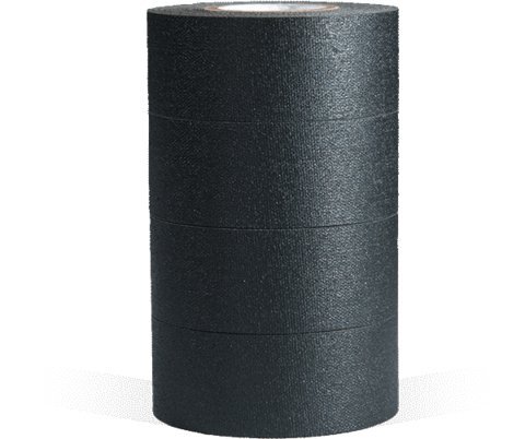 microGAFFER Tape 8 Yards x 1"- Multi Pack of 4 Rolls, (Black) (MADE IN USA)
