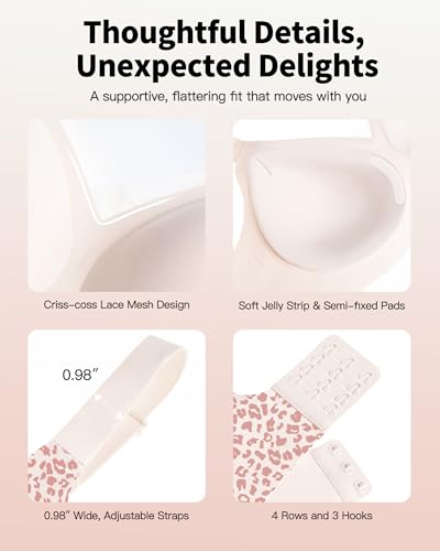 Jelly Crossover Bras for Women - image 5