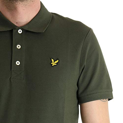 Lyle & Scott, Polo da uomo in tinta unita, Nero