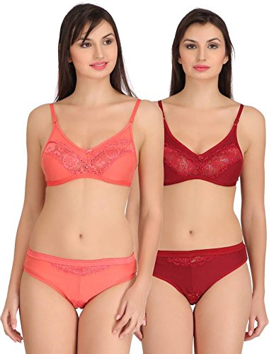 embibo Women Cotton Bra Panty Set for Women Lingerie Set for Honeymoon Bra Panty Set for Women with Sexy Bra Panty Set for Women Innerwear-picture-52