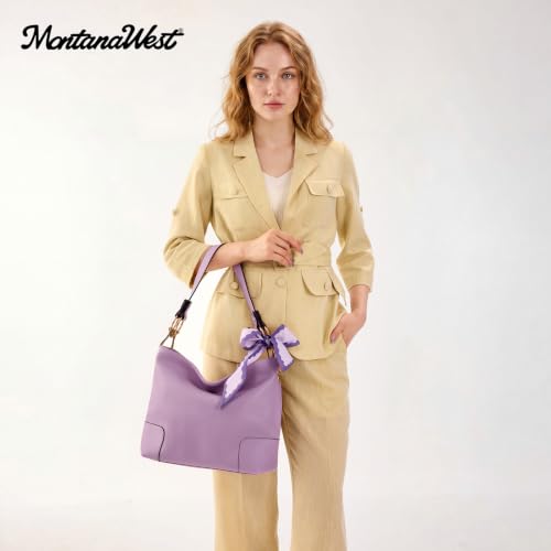 Image of Montana West Hobo Bags for Women Top Handle Satchel Shoulder Purse Bucket Handbag