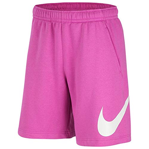 Nike Men's Sportswear Graphic Club Short, Active Fuchsia/Cosmic Fuchsia, X-Large