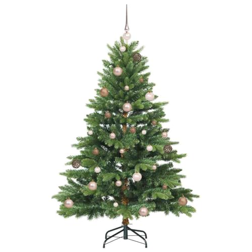 Árbol de Navidad artificial verde de 150 cm con luces LED decorativas 5