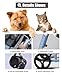 DXYOYONGMZ Dog Wheelchair for Back Legs, Pet Wheelchair, 4 Wheel Dog Wheelchair Mobility Cart, Disabled Doggie Assisted Walker, Injured Dog Walking Support(X-Small)