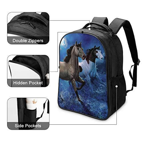 Mochila escolar de caballo cómoda de 40cm para evitar dolor de espalda 4