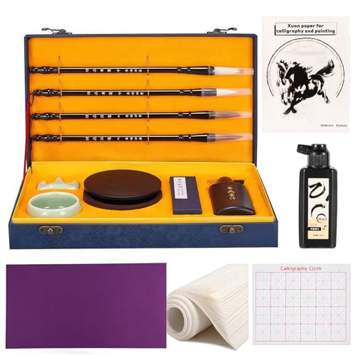 Chinese Calligraphy Brushes Set for Beginners