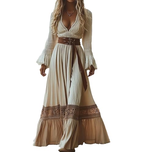 long sleeve maxi bridesmaid dresses Berylove Women Sage Bridesmaid Dress Satin A Line Long Sleeve Round Neck Maxi Modest Wedding Guest Dress, Sage / custom main image 0