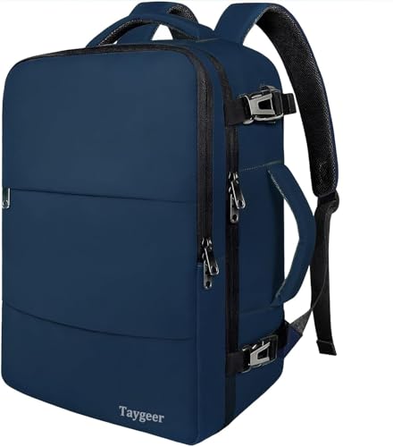 Taygeer Bagage Cabine 55x35x25, Sac a Dos Voyage Cabine Avion 55x35x25 Air France, Bagage à Main Avion pour Ordinateur Portable 18 Pouces Grande Capacité...
