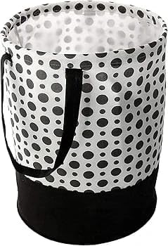 Laundry Bag/Laundry Basket/Clothes Storage Box/Storage Basket/Storage Bag, 45L (Grey) (black)