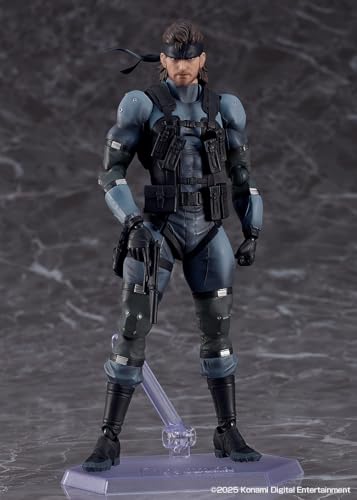 Figma METAL GEAR SOLID2 SONS OF LIBERTY Solid Snake MGS2 Ver. Zaktualizowana edycja, wstępnie pomalowana figurka z tworzywa sztucznego bez kamienia