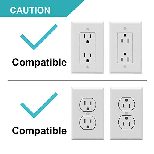 Outlet-Shelf-2Pack-Bathroom-Wall-Shelf-with-Built-in-Cable-Management-DecoraStandard-Outlet-Shelf-Wall-Holder-for-Kitchen-OrganizationSpace-Saving-Solution-for-Smart-Home-Decor-Phones-Speaker