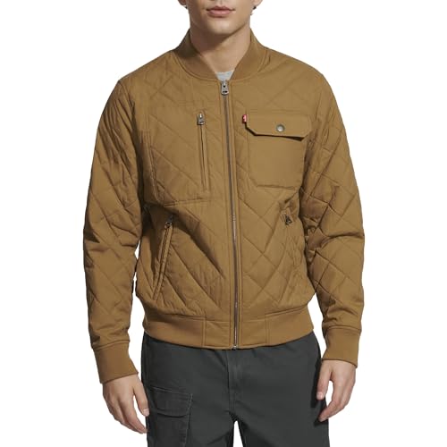Image of Levi's Men's Levi's Men's Diamond Quilted Bomber Jacket