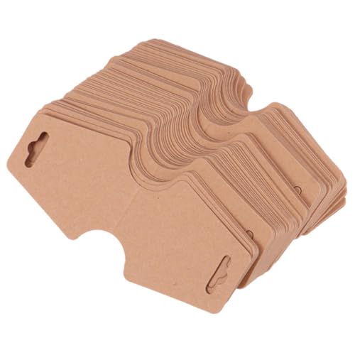 HAPINARY 500 Hojas De Cartón Kraft, Tarjetas Para Empaquetar Joyas, Tarjetas De Papel Para Collares, Tarjetas Para Colgar Collares, Tarjetas De Papel Para Collares, Tarjetas Para Exhibir