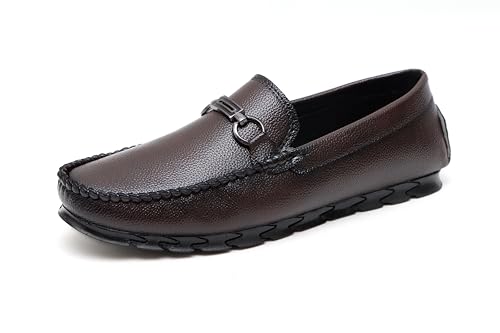 Image of Heels County Faux Leather Loafers Shoes for Men
