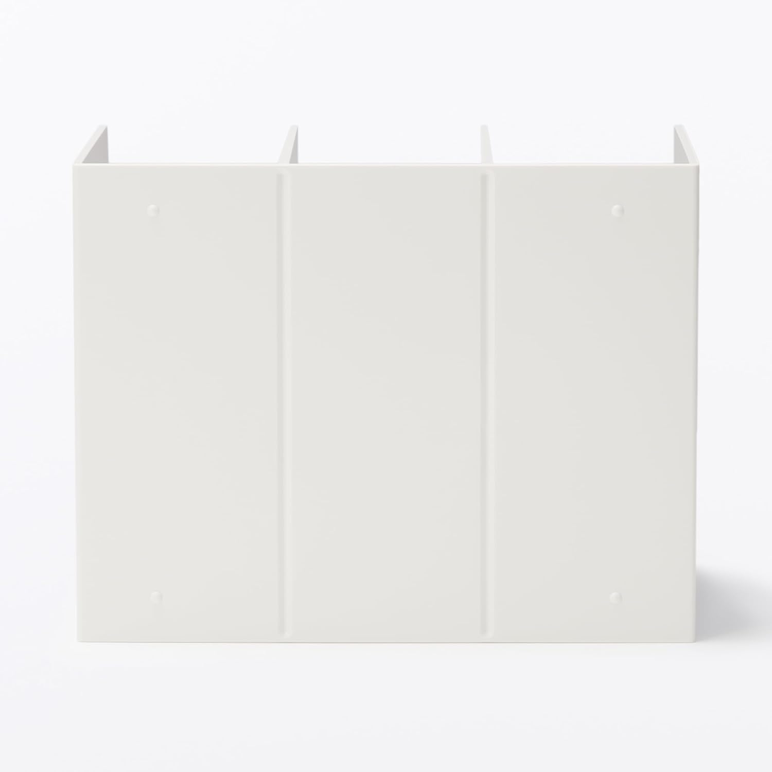 MUJI 02856410 Styrofoam Divider Stand, White Gray, 3 Dividers, Large, Approx. 10.6 x 8.3 x 6.3 inches (270 x 210 x 160 mm)