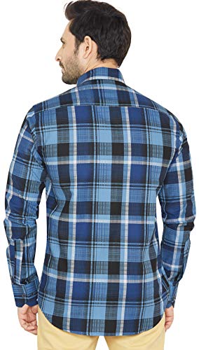 Image of Men's Regular Fit Full Sleeve Cotton Casual Shirt