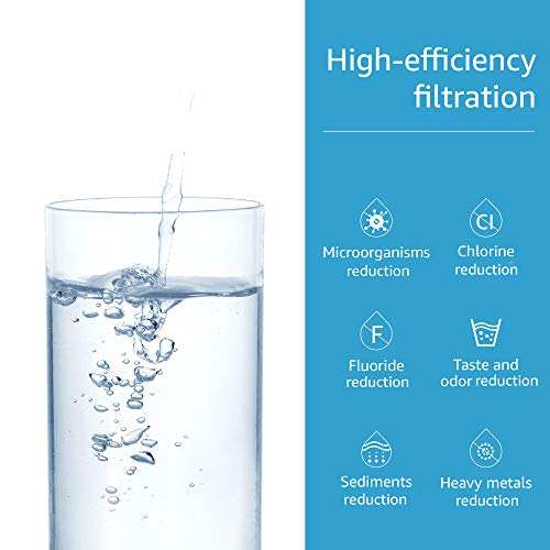 AQUA CREST Gravity Water Filter, Replacement for Berkey® BB9-2® Black Carbon Filter, Compatible with Purewell®, ProOne®, Waterdrop Gravity Water Filter System, NSF/ANSI 42&372 Certified, 2 Pack by AQUA CREST - Image 2