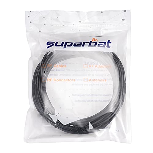 Superbat RG174 Coaxial Cable 10m/33FT 50ohm Thin WiFi Antenna Extension Cable Flexible Low Loss Wire Compatible with TS9 SMA BNC TNC N UHF Connector for Router Radio RF Device - Image 5