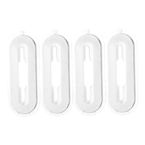 Angoily 4pcs Range Hood Lamp Shade Cover Replacement for Range Hood Light Covering Plate Tool