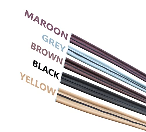 Image of GLUN 39Inch Door Bottom Gap Filler Strip, Stop Outside Dust, Hot Air, Insects, Water, Use in Wooden, Steel, Fiber, Plastic Doors 20mm Thickness Black Pack of 3