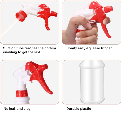 Eccliy ECCLIY-BOTTLE-05 12 Pcs 16 Oz Plastic Spray Bottle thumb #3