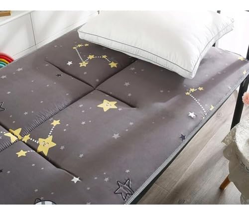 Miniatura 4 de Tapete De Futón Colchón Plegable Ligero Con Base Antideslizante, Relajante Para Dormir Siesta, Viajes, Cama De Invitados, Dormitorio, Oficina, Tatami Negro, 70 X 180 Cm