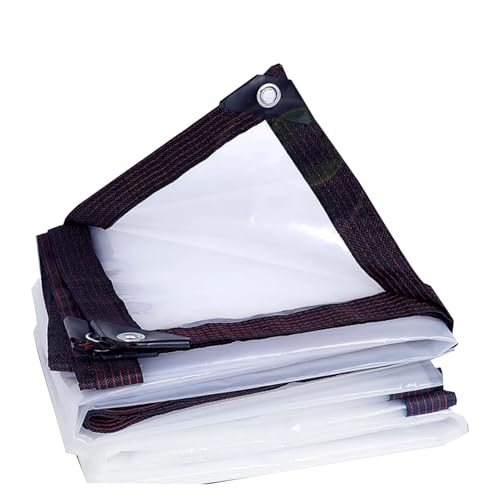 Telone impermeabile per pergola, tende trasparenti per esterni, per balcone, portico, finestra, 1 x 8 m, copertura resistente alle intemperie