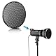 NEEWER 7Zoll/18cm Standard Reflektor Diffusor mit 10/30/50 Grad Wabengitter für Bowens Mount Studiolicht Stroboskopblitz