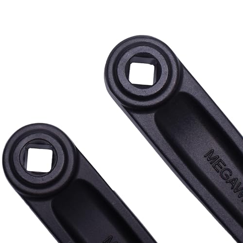 Alps2Ocean Universal Fahrrad Kurbelarm,89MM/102MM/114MM/127MM/140MM/152MM/160MM/165MM/170MM/175MM Aluminiumlegierung Diamant-Loch Fahrrad-Kurbelarme für MTB, E-Bike, Rennrad