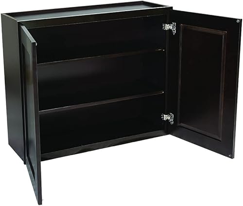 Miniatura 87 de Brookings Shaker - Armario de cocina de pared sin ensamblar W2736, 27 ancho x 12 profundidad x 36 alto, pintado blanco con Sherwin Williams®, madera