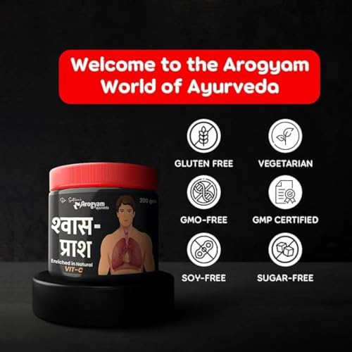 AROGYAM AYURVEDA Shwas Prash, 200 G Pack Of 2