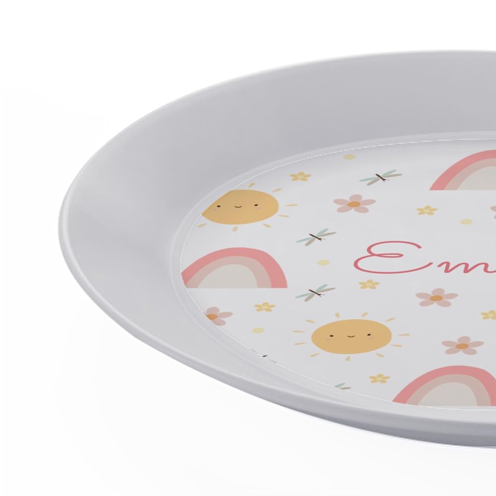 Piatti Di Plastica 10 Pezzi WANBY - 14cm, Infrangibili, BPA Free, Per Microonde - Foto 4