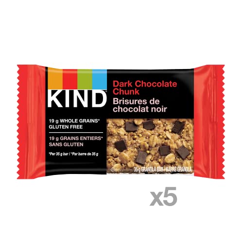 KIND Healthy Grains Bars, Dark Chocolate Chunk, Gluten Free, 35 Grams, 5 Count - Image 3