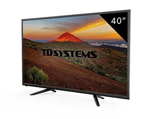 Televisor Led 40 Pulgadas Full HD, TD Systems K40DLT7F. Resolución 1920 x 1080, 3X HDMI, VGA, USB Reproductor y Grabador.
