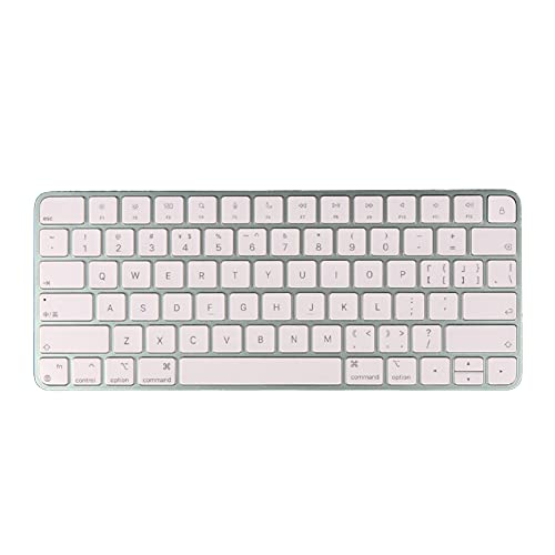 COOSKIN Keyboard Cover for 2021 Newest Apple iMac 24 inch M1 Chip Magic Keyboard Without Touch ID A2450 Keyboard Protector Skin (Magic Keyboard Without Touch ID A2450)