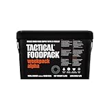 Type : Pack rations Tactical Foodpack - Pack 7 Jours WeekPack Alpha (7 petits-déjeuners, 4 soupes, 10 plats) - Noir