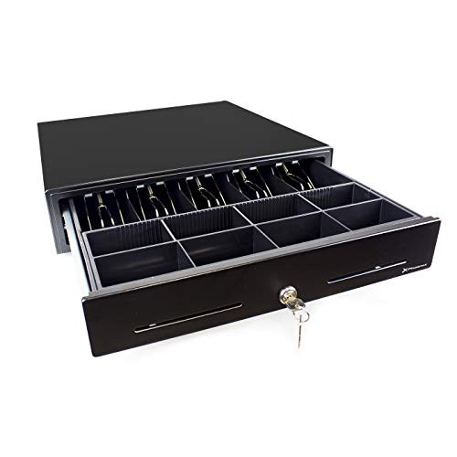 Cajon Portamonedas Phoenix Technologies - Cajón portamonedas Eléctrico Automático para Dinero en Efectivo con Cerradura 5 Compartimentos de...