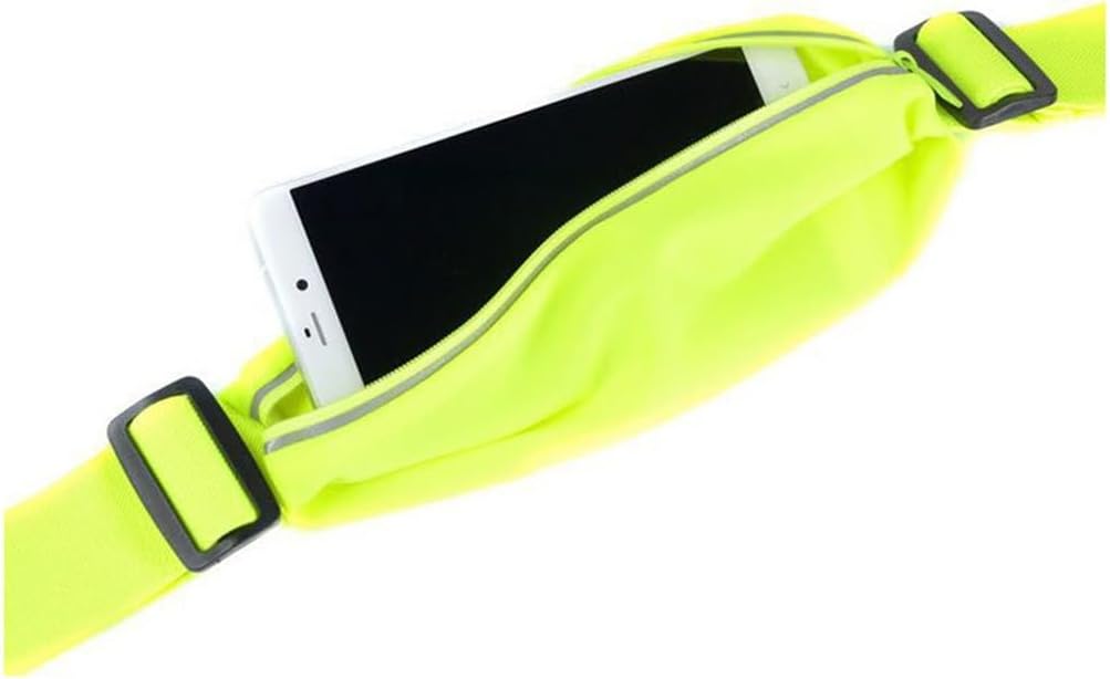 Night Running Storage Waist Bag Outdoor Sports Fitness Reflective Elastic Belt