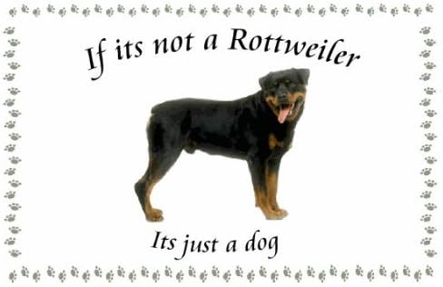Rottweiler - Novelty Dog keyrings - If its not