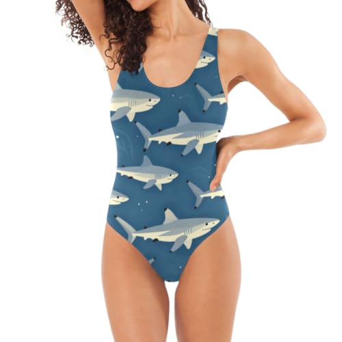 Maillot de bain requin bleu océan idéal pour vos vacances à la plage