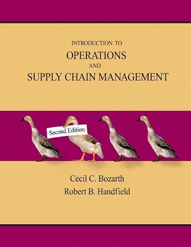 Introduction to Operations and Supply Chain Management