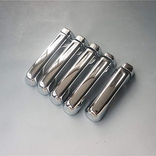 ZiWen Chrome Door Handle Cover Protector Trim for Jeep Wrangler JL 2018 2019 2020 2021 2022 2023 Gladiator (5 Door)
