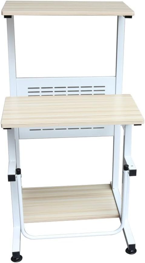 SRFTT Mesas de Dibujo, mesas de Dibujo portátiles móviles para Sentarse y pararse, Altura Ajustable, Carrito, Mesa ergonómica, pequeña, de pie, sobre Cama con Ruedas, rodante S