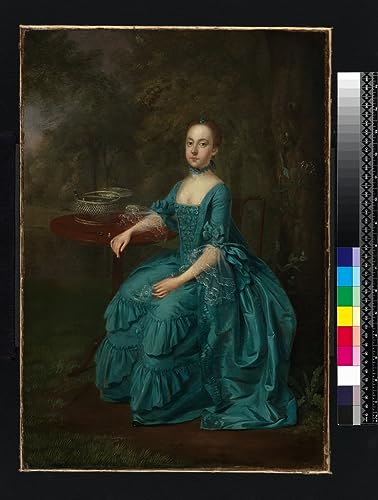 Pintura mural Lady Milner de Arthur Devis, lienzo decorativo premium